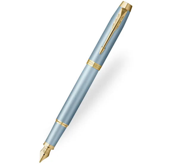 KSG set - Single Pen SET - Parker IM Fountain Pen - Writing Rituals - Blue Gold Trim