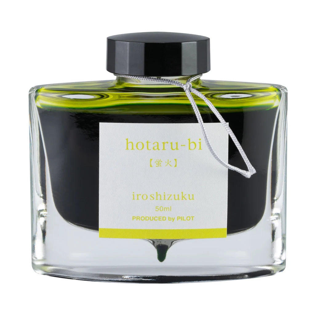 Pilot Iroshizuku Ink Bottle 50ml Fountain Pen - Hotaru-Bi - KSGILLS.com | The Writing Instruments Expert