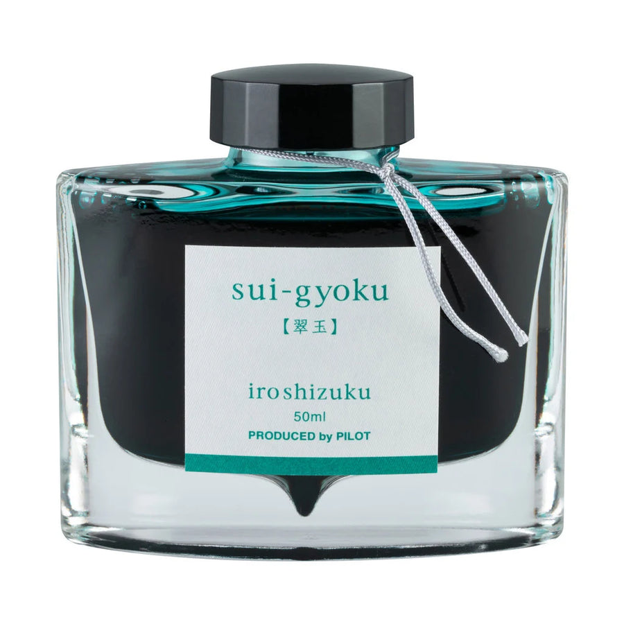 Pilot Iroshizuku Ink Bottle 50ml Fountain Pen - Sui-Gyoku - KSGILLS.com | The Writing Instruments Expert