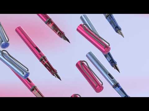Lamy AL-Star Fountain Pen - Fiery Red WITH Ink Converter and LASER Engraving
