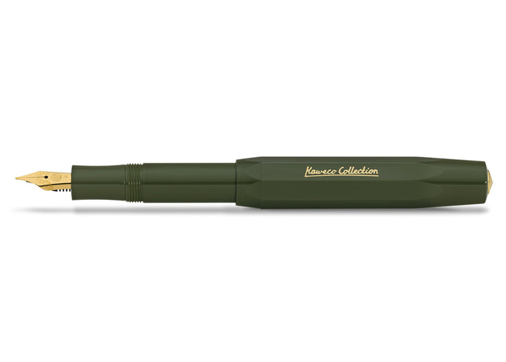 Kaweco Classic Sport Fountain Pen - Dark Olive Collection (Special Edition) - KSGILLS.com | The Writing Instruments Expert