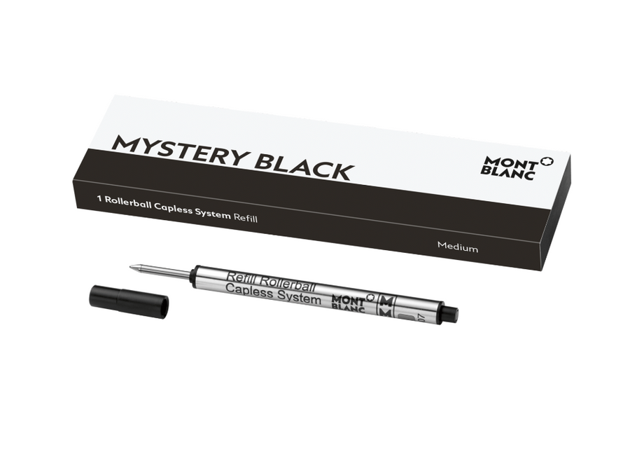 Montblanc Refill Rollerball CAPLESS System (M) Mystery Black - 1pc - KSGILLS.com | The Writing Instruments Expert