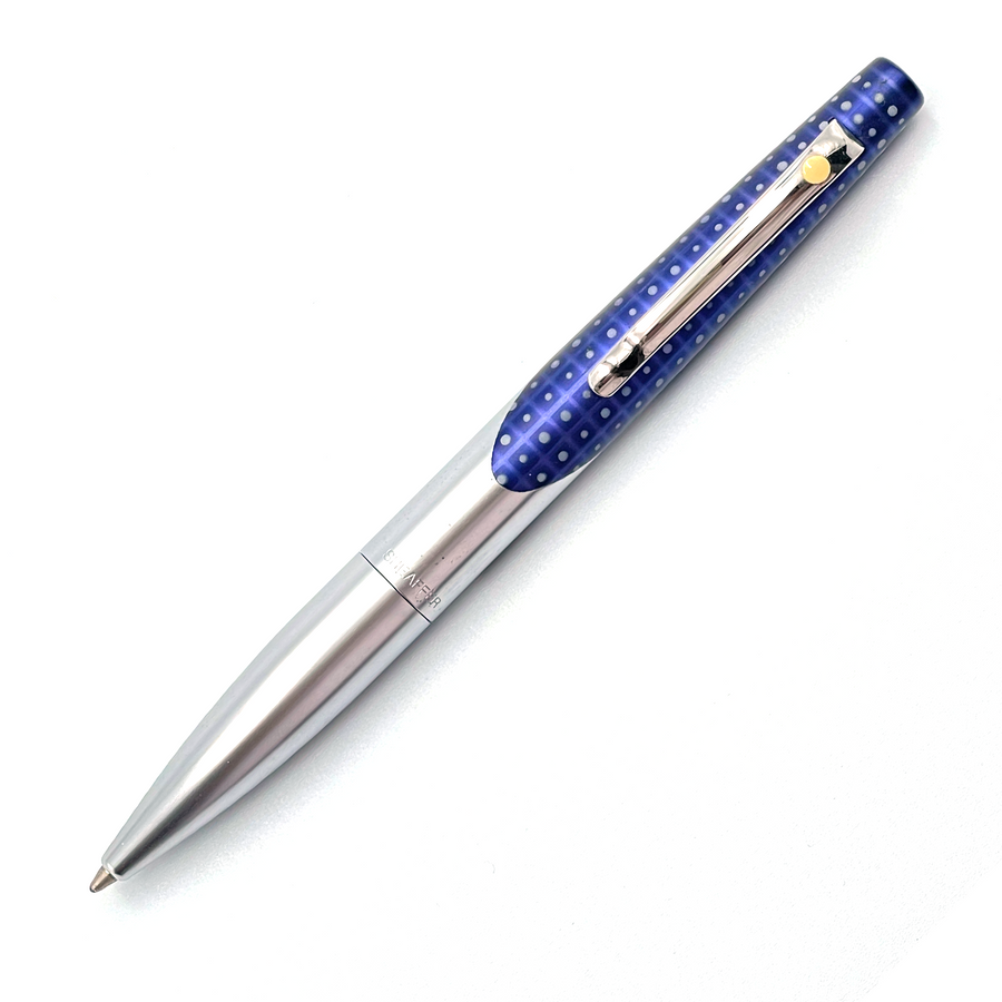 Sheaffer Ingenuity Ballpoint Pen - Blue Dots (USA Classic Edition) - KSGILLS.com | The Writing Instruments Expert