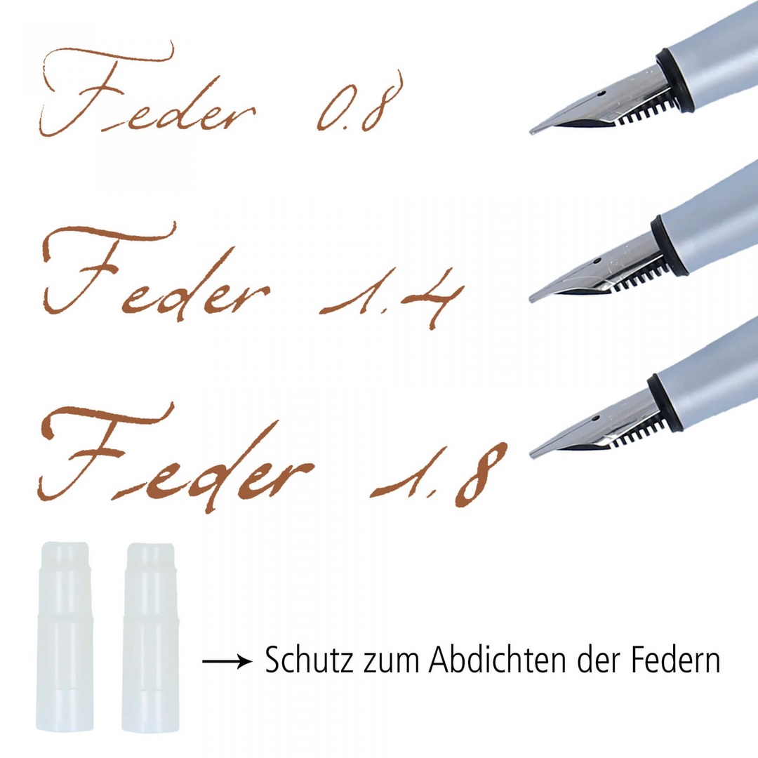 Online Newood Calligraphy Pen - Bamboo Brown Chrome Trim Fountain Pen (3 in 1) - KSGILLS.com | The Writing Instruments Expert