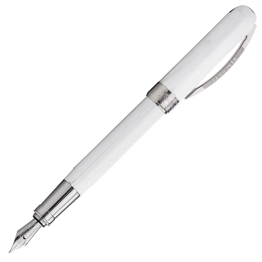 Visconti Rembrandt Fountain Pen - White - KSGILLS.com | The Writing Instruments Expert