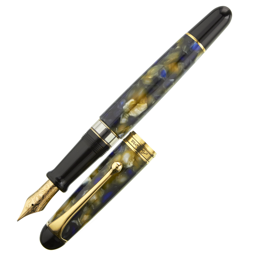 Aurora 888 Fountain Pen - Saturno Blue Green Limited Edition - KSGILLS.com | The Writing Instruments Expert