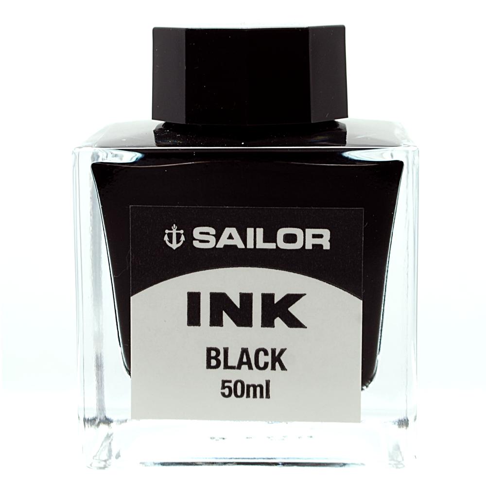 Sailor Ink Bottle 50ml - Black - KSGILLS.com | The Writing Instruments Expert