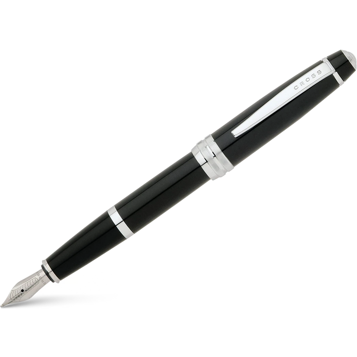 KSG set - Single Pen SET - Cross Bailey Fountain Pen - Black Chrome Trim - Medium (M) - KSGILLS.com | The Writing Instruments Expert