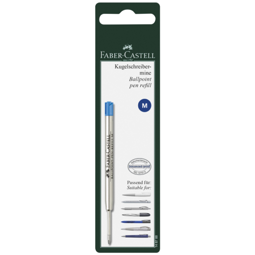 Faber-Castell Refill - Ballpoint Pen - Blue - M - KSGILLS.com | The Writing Instruments Expert