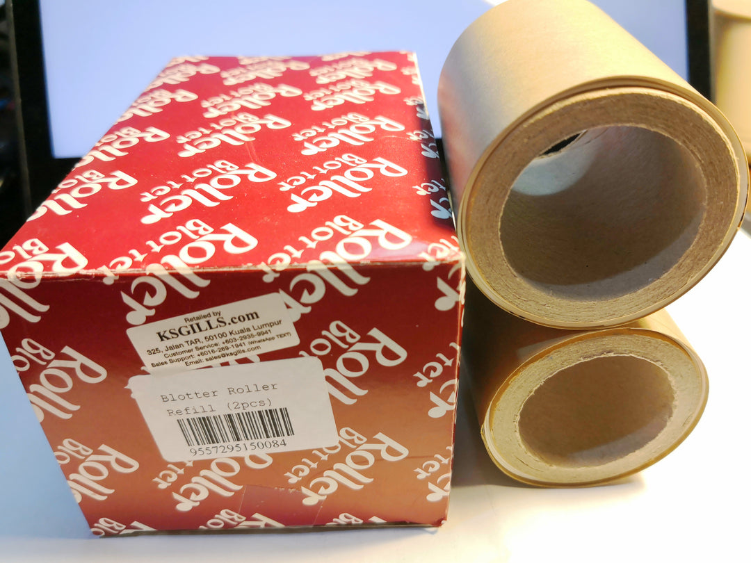 Blotter Roller REFILL Paper - 2 Rolls - KSGILLS.com | The Writing Instruments Expert