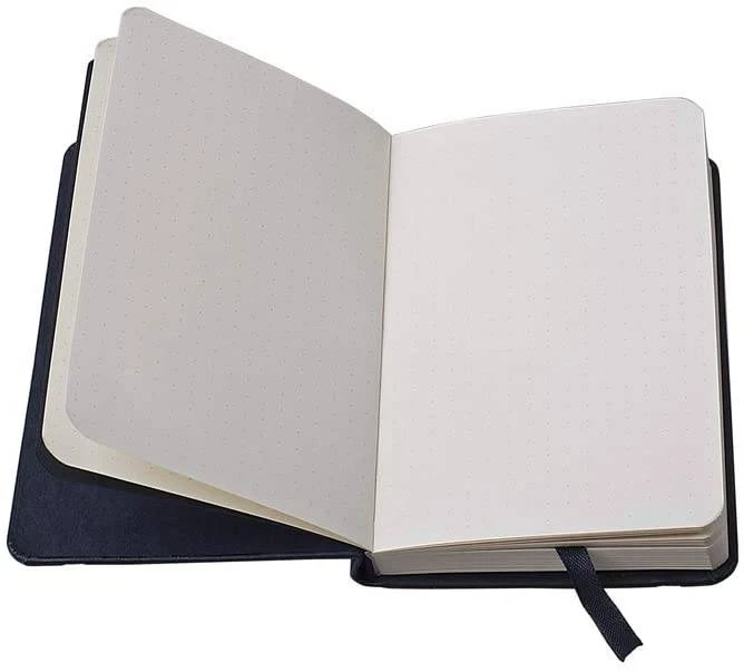 KSG set - Notebook SET & Double Pens (Parker Sonnet Rollerball & Ballpoint Pen - Brushed Steel CHROME Trim) with RHODIA A6 Notebook - KSGILLS.com | The Writing Instruments Expert