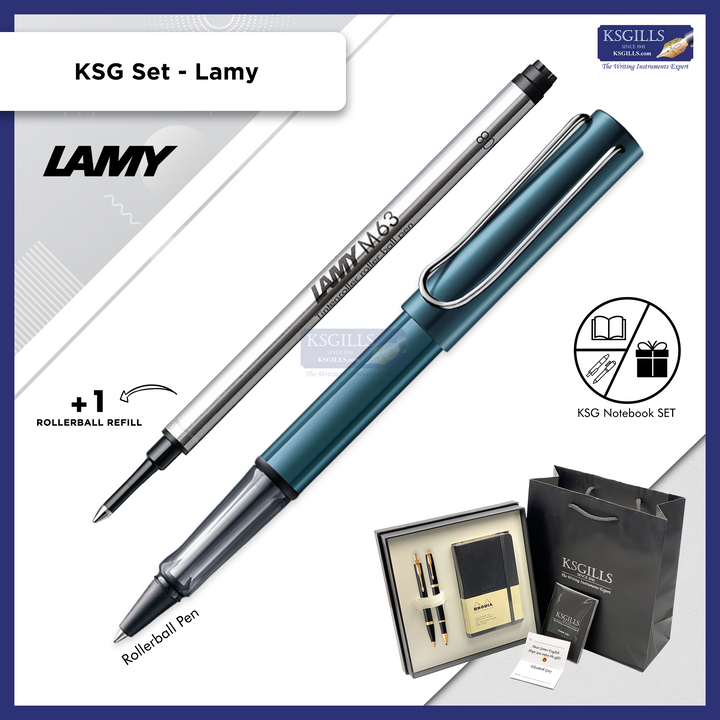 KSG set - Single Pen SET - Lamy Al-Star Rollerball Pen (Aluminium) [Various Colours] - KSGILLS.com | The Writing Instruments Expert