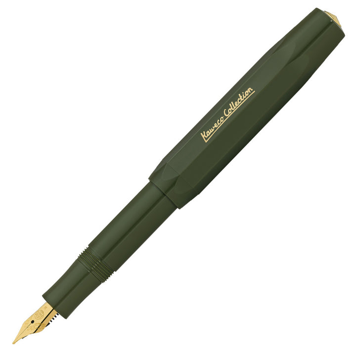 Kaweco Classic Sport Fountain Pen - Dark Olive Collection (Special Edition) - KSGILLS.com | The Writing Instruments Expert