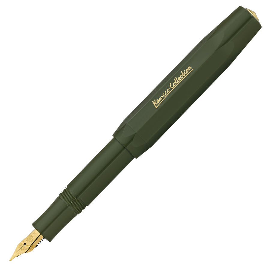 Kaweco Classic Sport Fountain Pen - Dark Olive Collection (Special Edition) - KSGILLS.com | The Writing Instruments Expert