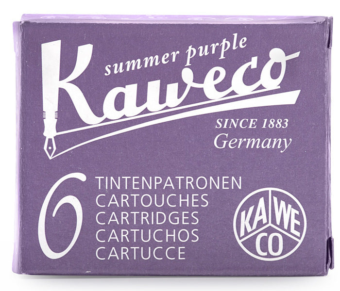 Kaweco Ink Cartridges Summer Purple Pack of 6 - KSGILLS.com | The Writing Instruments Expert