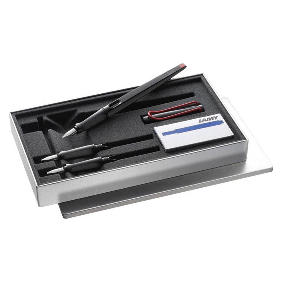 Lamy Joy SET Calligraphy Fountain Pen - Black Red SET - KSGILLS.com | The Writing Instruments Expert