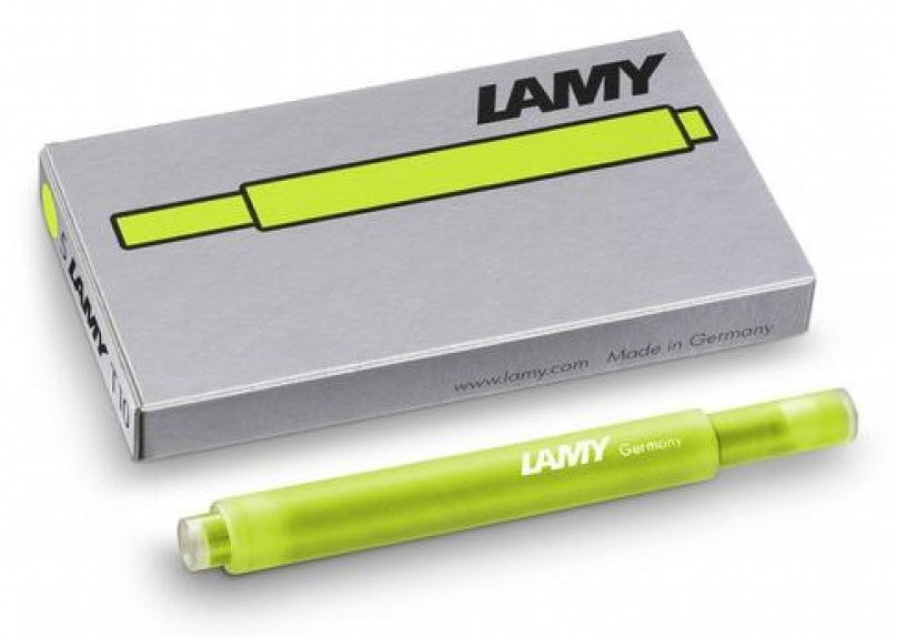 Lamy Ink Cartridge T10 - Neon Lime - KSGILLS.com | The Writing Instruments Expert