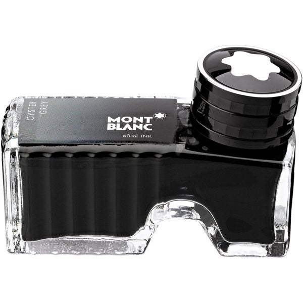 Montblanc Ink Bottle 60ml Fountain Pen - Oyster Grey - KSGILLS.com | The Writing Instruments Expert