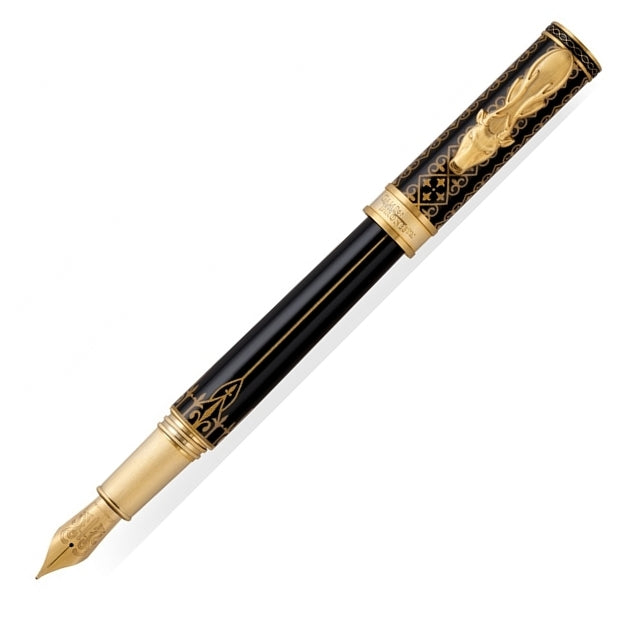 Montegrappa Game of Thrones Fountain Pen - Baratheon - F - KSGILLS.com | The Writing Instruments Expert