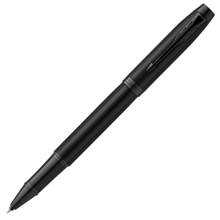 Parker IM Rollerball Pen - Black Matte Achromatic - Refill Black Medium (M) - KSGILLS.com | The Writing Instruments Expert