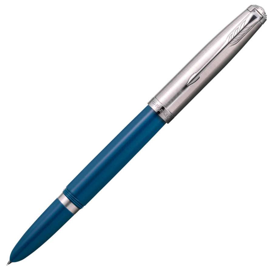Parker 51 Fountain Pen - Teal Blue - KSGILLS.com | The Writing Instruments Expert