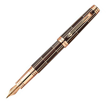 Parker Premier Luxury Brown PGT Fountain Pen - KSGILLS.com | The Writing Instruments Expert