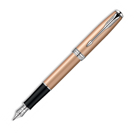 Parker Sonnet Rose Gold Copper 18K Nib Fountain Pen - KSGILLS.com | The Writing Instruments Expert