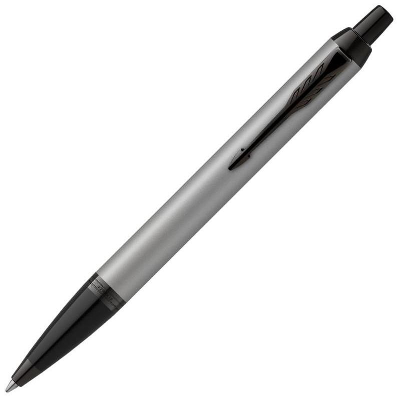 Parker IM Ballpoint Pen - Grey Matte Achromatic - Refill Black Medium (M) - KSGILLS.com | The Writing Instruments Expert