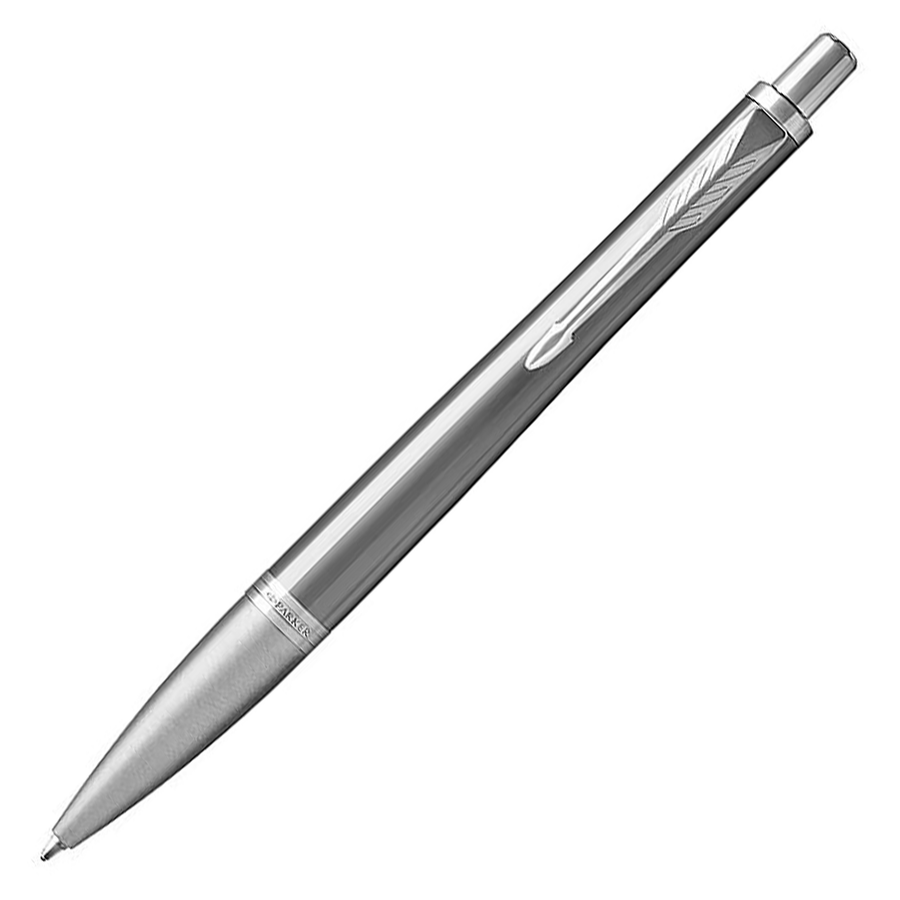 Parker Urban Premium Ballpoint Pen - Silver Powder Chrome Trim - Refill Black Medium (M) - KSGILLS.com | The Writing Instruments Expert