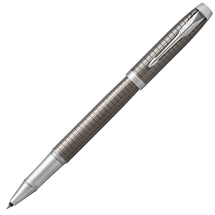 Parker IM Premium Rollerball Pen - Dark Espresso Chiselled Chrome Trim (with KSGILLS Premium Gift Box) - KSGILLS.com | The Writing Instruments Expert