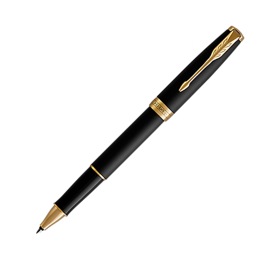 Parker Sonnet Rollerball Pen - Matte Black Gold Trim - KSGILLS.com | The Writing Instruments Expert