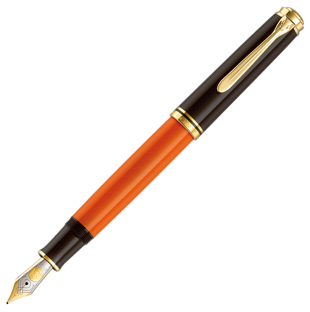 Pelikan Souveran M800 Burnt Orange Fountain Pen - KSGILLS.com | The Writing Instruments Expert