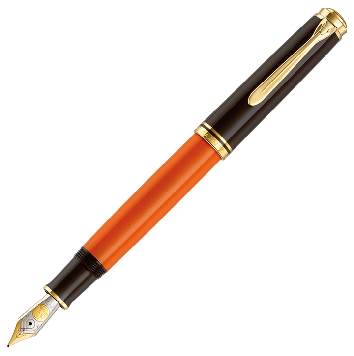 Pelikan Souveran M800 Burnt Orange Fountain Pen - KSGILLS.com | The Writing Instruments Expert