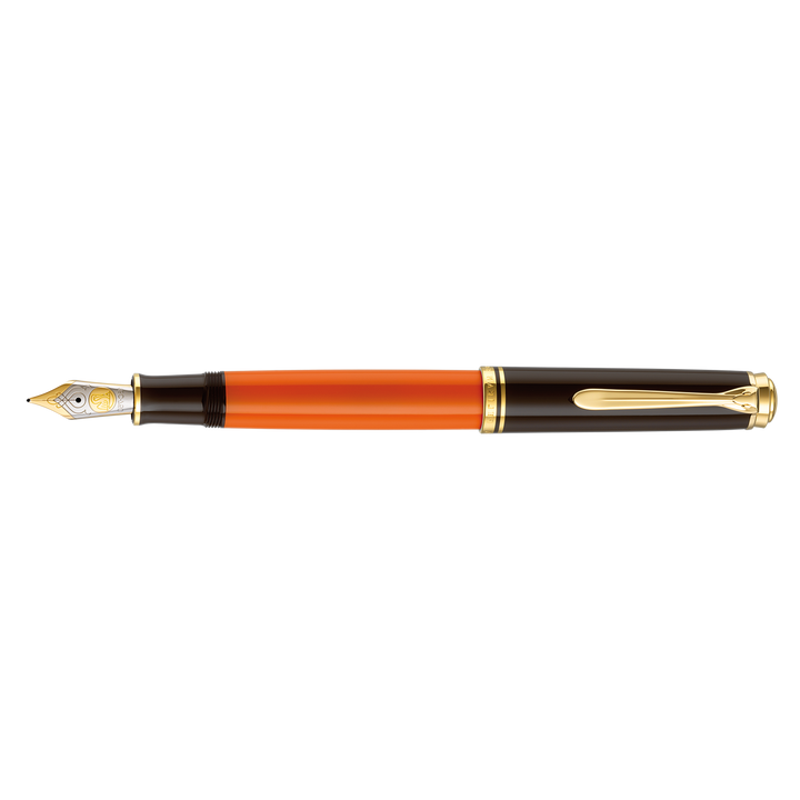 Pelikan Souveran M800 Burnt Orange Fountain Pen - KSGILLS.com | The Writing Instruments Expert