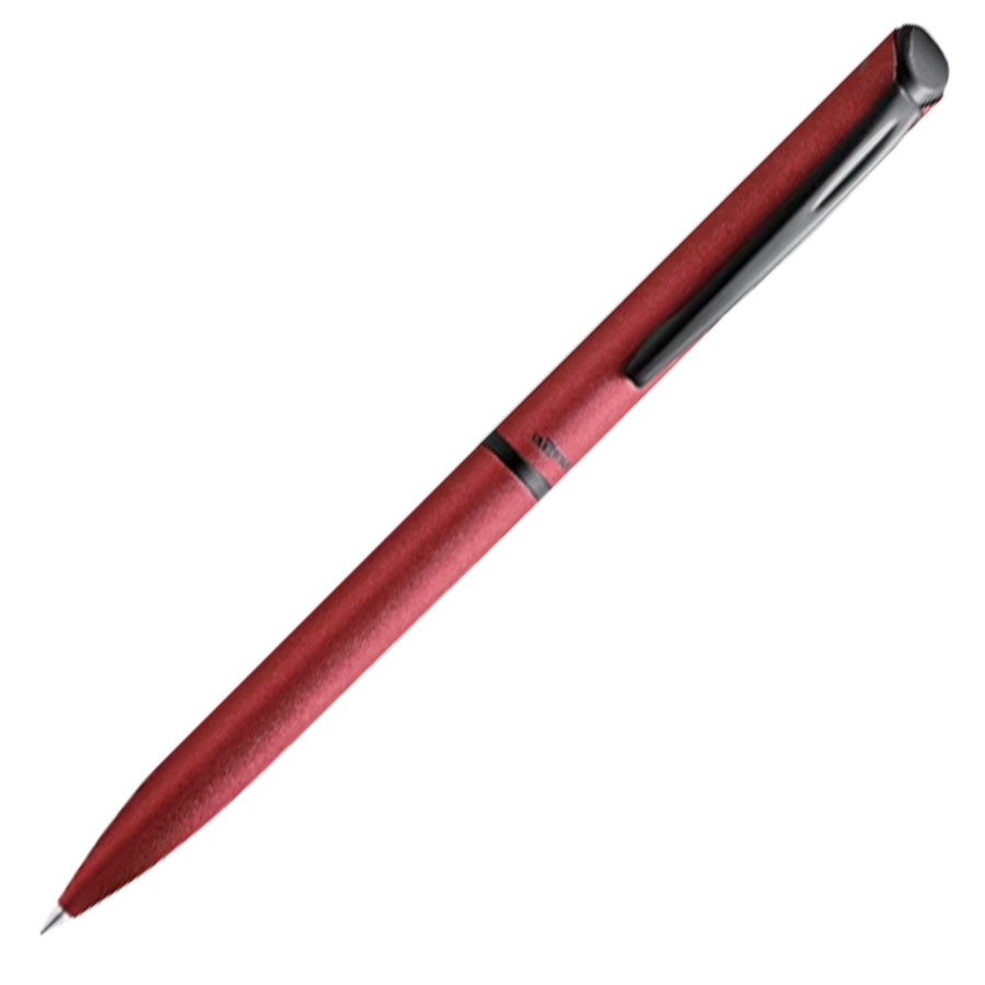 Pentel Sterling Energel Capless Rollerball Pen - Achromatic Matte Red (with LASER Engraving) - KSGILLS.com | The Writing Instruments Expert