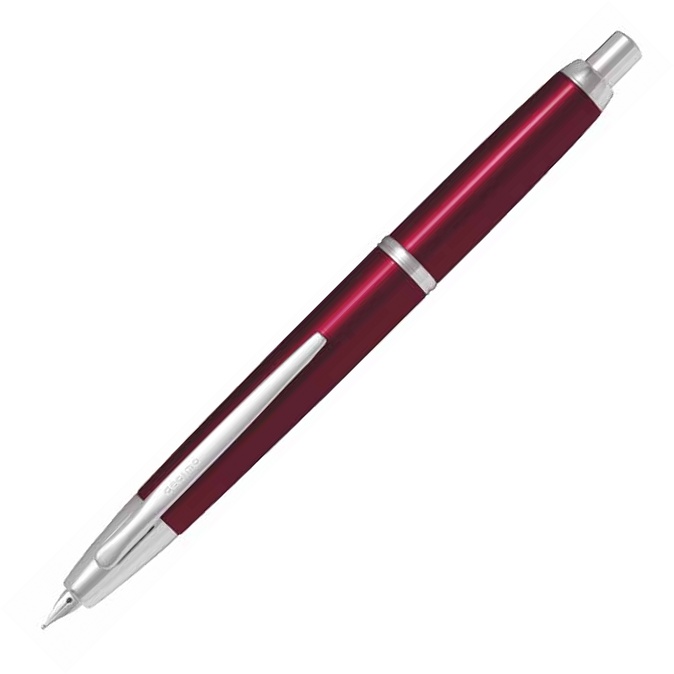 Pilot Capless Decimo Fountain Pen Red - Broad Nib - KSGILLS.com | The Writing Instruments Expert
