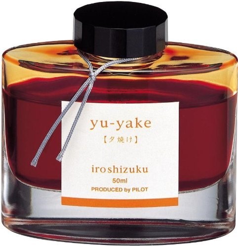 Pilot Iroshizuku Ink Bottle 50ml Fountain Pen - Yu-Yake - KSGILLS.com | The Writing Instruments Expert