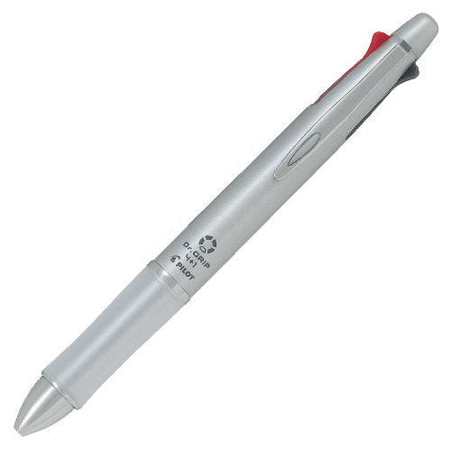 Pilot Dr. Grip (Fine) - Silver - Multifunction Pen 4+1 - 0.7mm  (with Engraving) - KSGILLS.com | The Writing Instruments Expert