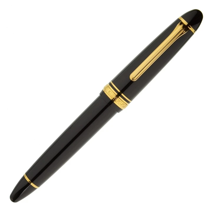 Sailor 1911L Large 21K - Black Gold Trim Fountain Pen - KSGILLS.com | The Writing Instruments Expert