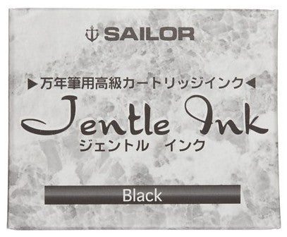 Sailor Jentle Ink Cartridges for Fountain Pen (Pack of 12) - Black - KSGILLS.com | The Writing Instruments Expert