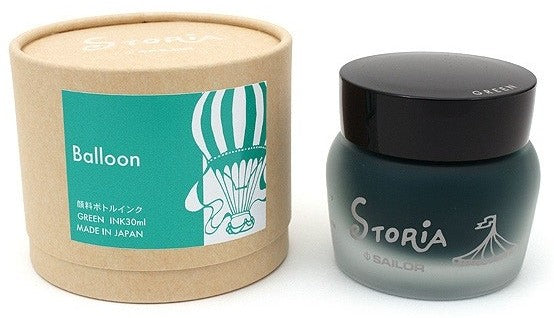Sailor Storia Pigment Ink 30ml Bottle - Ballon (Green) - KSGILLS.com | The Writing Instruments Expert