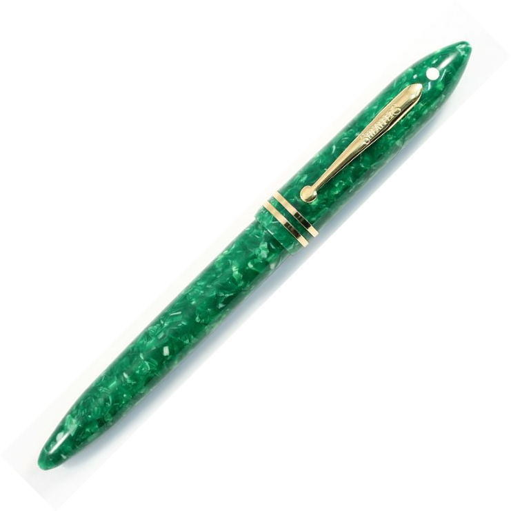 Sheaffer Balance Rollerball Pen - Green Jade Resin (USA Classic Edition) - KSGILLS.com | The Writing Instruments Expert