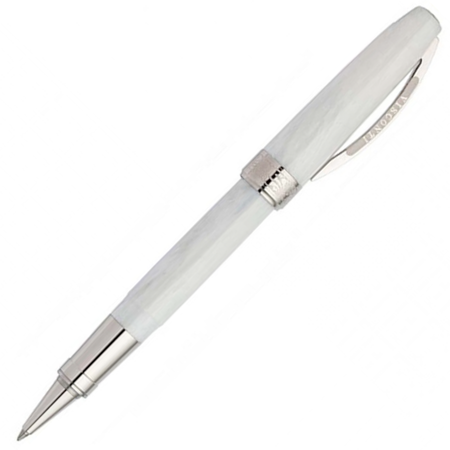 Visconti Michelangelo Rollerball Pen - Venus Marble White - KSGILLS.com | The Writing Instruments Expert