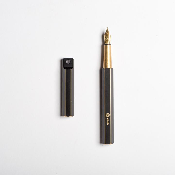 Ystudio - Portable Fountain Pen (Brassing) - KSGILLS.com | The Writing Instruments Expert