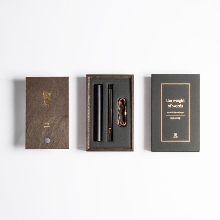 Ystudio - Portable Fountain Pen (Brassing) - KSGILLS.com | The Writing Instruments Expert