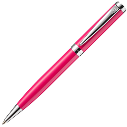 Pierre Cardin Newton Ballpoint Pen Pink Chrome Trim (with LASER