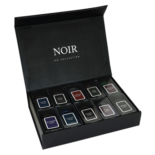 Monteverde Noir Collection 10-Piece Ink Bottle Gift Set - KSGILLS.com | The Writing Instruments Expert
