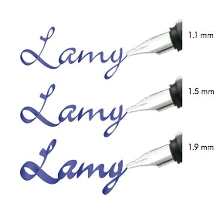 Lamy Nib Calligraphy (Z50)  - Stub (Italic) - Silver Steel - KSGILLS.com | The Writing Instruments Expert
