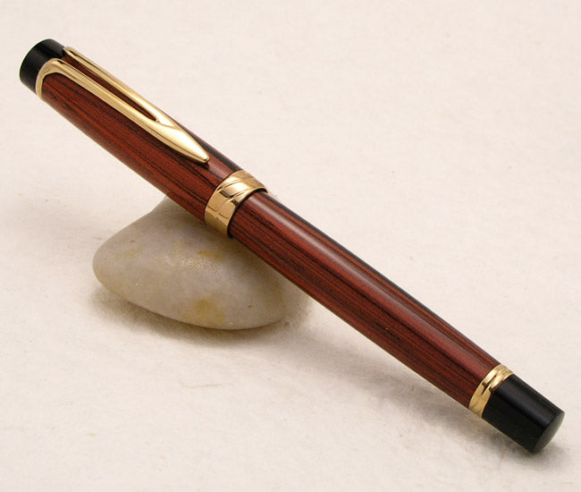 Waterman Liaison Ebonite Orange Gold Trim Fountain Pen - KSGILLS.com | The Writing Instruments Expert