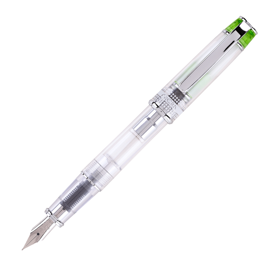 Pilot Prera Fountain Pen - Green Light Clear Body - KSGILLS.com | The Writing Instruments Expert